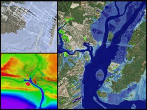 Promo image for the course Coastal Inundation Mapping