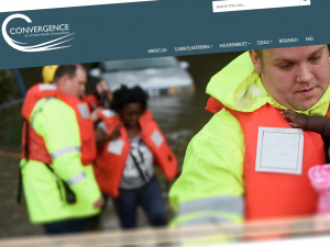 Screen capture of the Convergence website