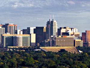 Photo showing skyline of Texas Medical Center