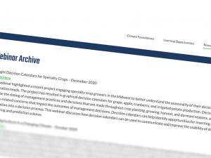 Screen capture from the NC3 webinar archive page