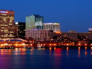 Skyline of Norfolk, VA