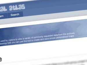 Screen capture from the Oregon Coastal Atlas