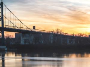 A bridge in Toledo, Ohio