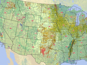 Screen capture from CropScape