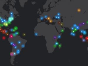 screenshot of disasters portal