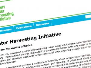 Screen capture from the Water Harvesting Assessment Toolbox
