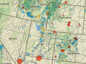 Screenshot from the HydroGIS Viewer