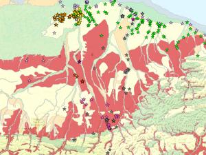 Screen capture from North Slope Science Initiative-Permafrost Data