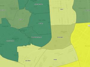 Screen capture from the tool website