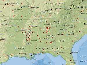 Screen capture from the Soil Climate Analysis Network (SCAN) Data Viewer