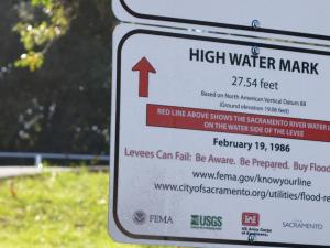 Screen capture from the Know Your Line—High Water Mark Initiative project in Sacramento, CA
