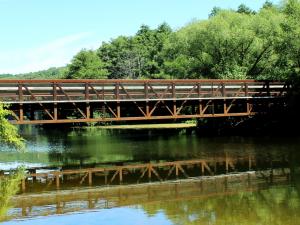 Bridge over the Huron River, Bandemer Park, Ann Arbor, Michigan