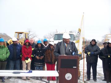 Dixmoor Mayor Keevan Grimmett