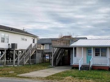 Houses on a coast line