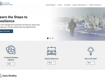 Toolkit homepage screen capture