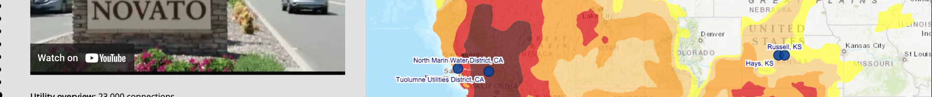 Drought Response and Recovery Project for Water Utilities in North Marin Water District, CA