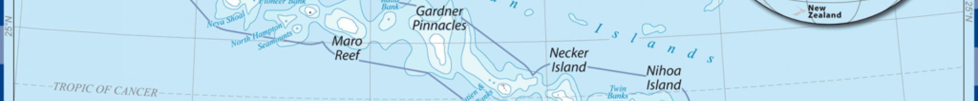 map of the northwestern Hawaiian islands