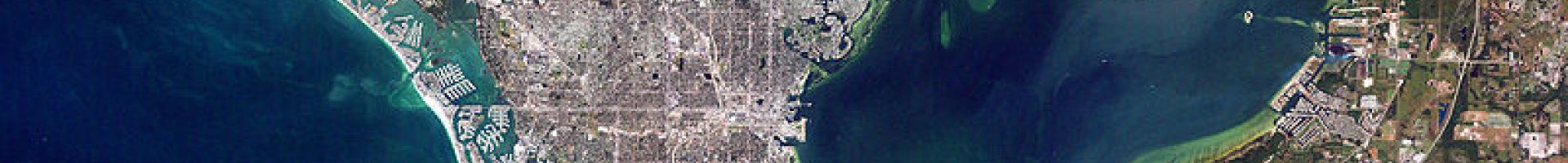 aerial view of tampa bay
