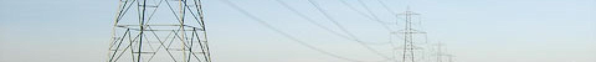 powerlines in a field