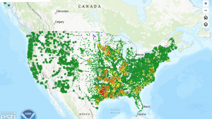 Hydrologic-Forecasts map