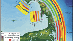cape cod relative coastal vulnerability map