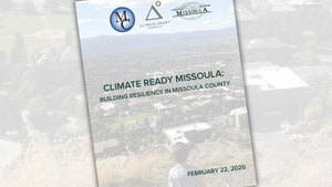 Missoula Regional Adaptation Strategy plan cover