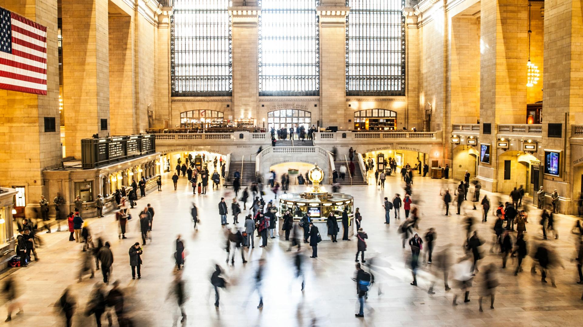 Crowded Grand Central Station