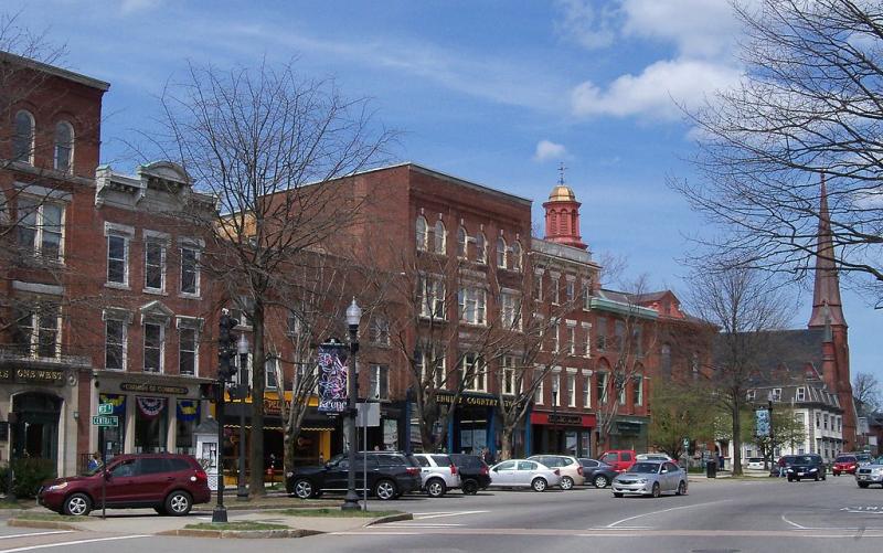 Main Street in downtown Keene, New Hampshire