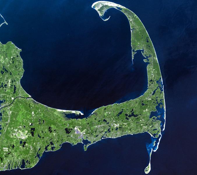 Satellite view of Cape Cod