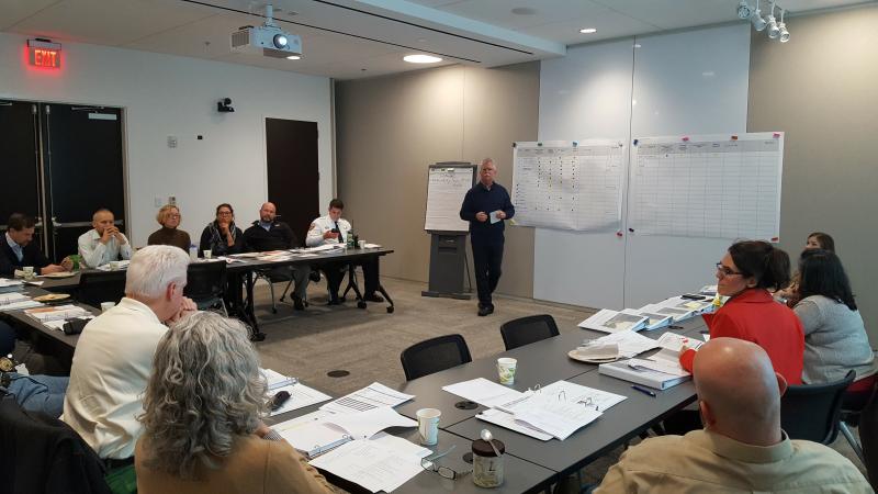 Participants attending a workshop