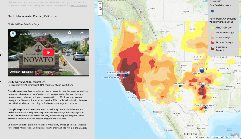 Drought Response and Recovery Project for Water Utilities in North Marin Water District, CA