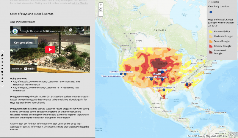 Drought Response and Recovery Project for Water Utilities in Hays and Russell, KS