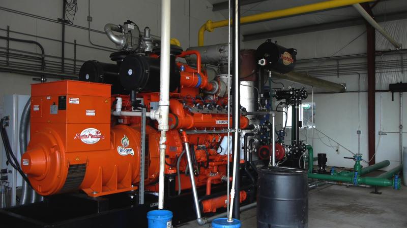 Photo of Qualco Energy biogas generator