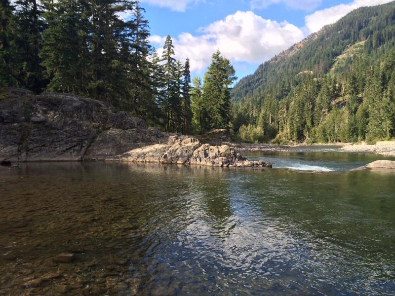 Photo of the Cle Elum River