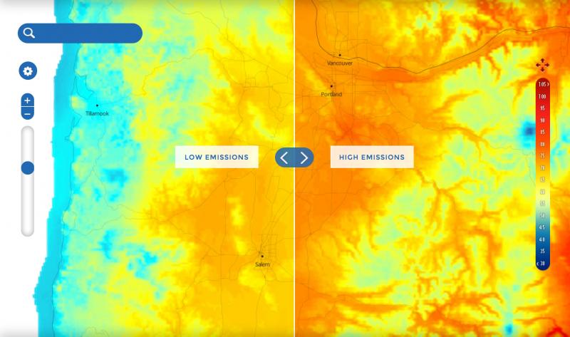 Screenshot of ClimateData.us
