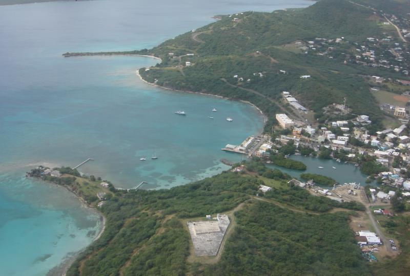 Aerial View of Culebra, Puerto Rico