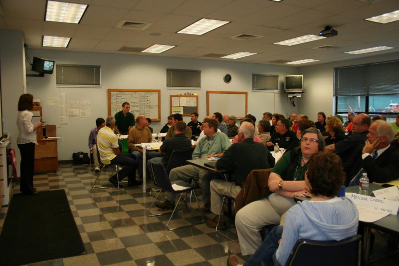 Flood workshop in Lane County, Oregon.