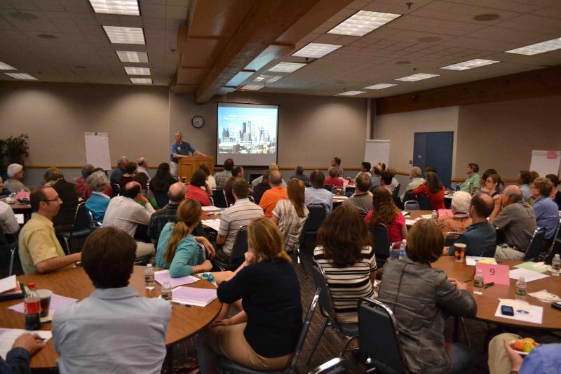 Photo of an outreach session