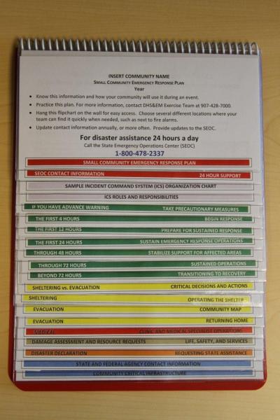 Emergency Response Flip Chart Template