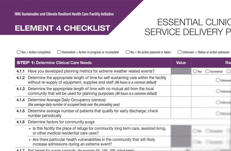 Element 4 Checklist
