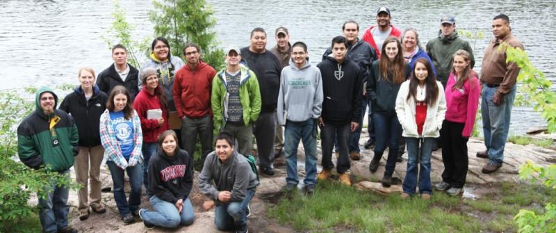 Forest Ecology Summer Institute visits Wolf River