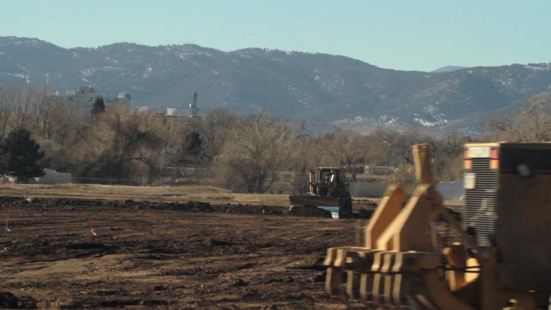 Preparing the Woodward site.