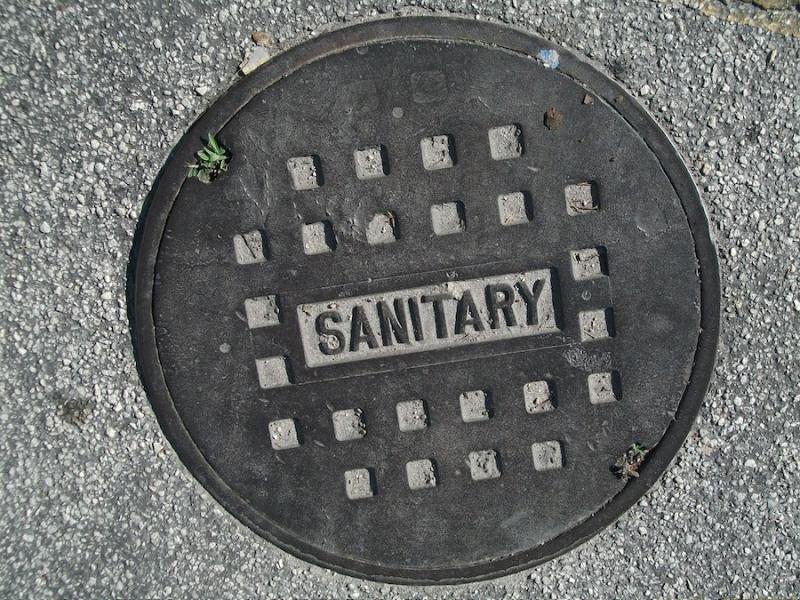 Sanitary sewer manhole cover