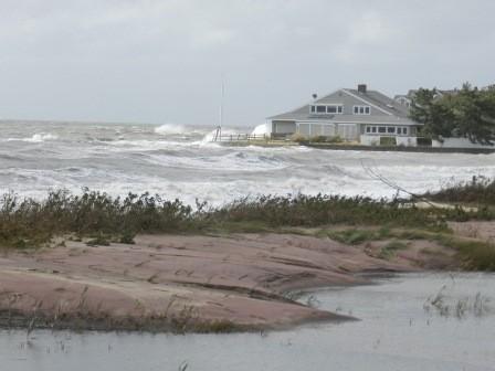 Hurricane Sandy Hits Connecticut's Coast
