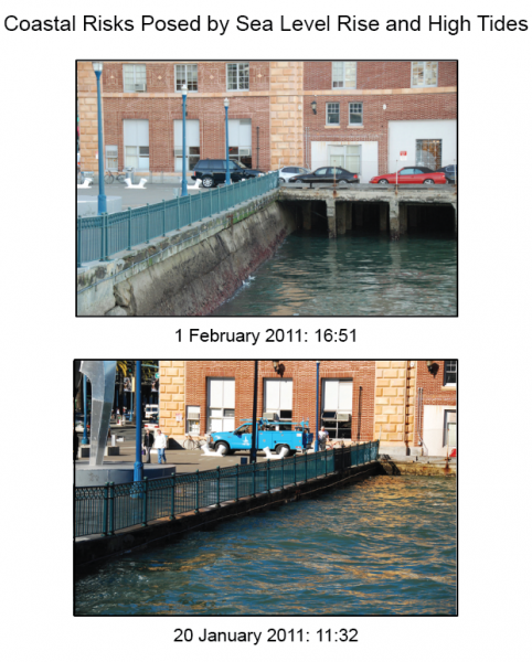 Coastal Risks Posed by Sea Level Rise and High Tides