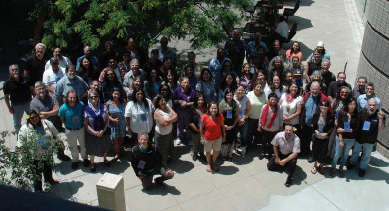 Participants in a Rising Voices workshop