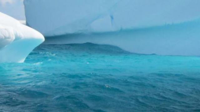 Arctic Glowing Iceberg