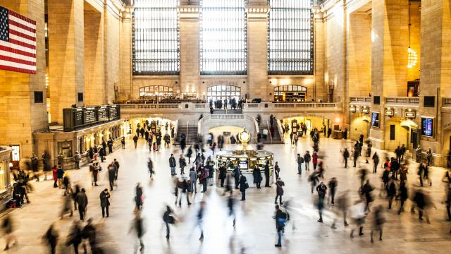 Crowded Grand Central Station