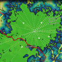 Colorful map visualization