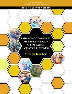 Enhancing Community Resilience through Social Capital and Connectedness report cover